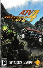 Manual - Front | ATV Offroad Fury 4 Playstation 2