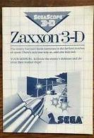 Zaxxon 3D - Instructions | Zaxxon 3D Sega Master System