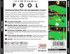 Back Of Box | Virtual Pool Playstation