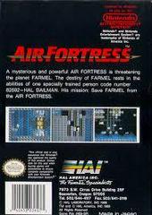 Air Fortress - Back | Air Fortress NES