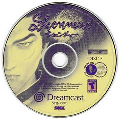 Game Disc 3 | Shenmue Sega Dreamcast