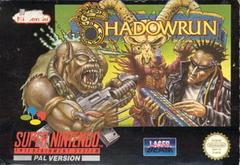 Shadowrun (SNES) box, manual and cartridge (German version)