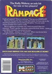 Rampage - Back | Rampage NES