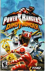 Manual - Front | Power Rangers Dino Thunder Playstation 2