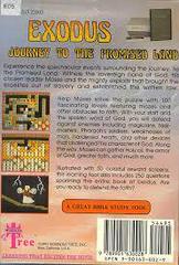 Exodus Journey To The Promised Land - Back | Exodus Journey to the Promised Land NES
