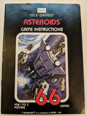Manual (Front) | Asteroids [Tele Games] Atari 2600