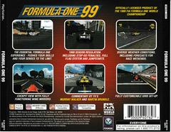 Back Of Case | Formula One 99 Playstation