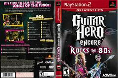 Artwork - Back, Front | Guitar Hero Encore Rocks the 80's [Greatest Hits] Playstation 2