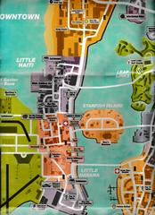 2 Sided Map/Poster 21 1/2" X 13 1/2" | Grand Theft Auto Vice City Stories Playstation 2