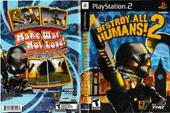Artwork - Back, Front | Destroy All Humans 2 Playstation 2