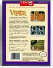 Code Name Viper - Back | Code Name Viper NES