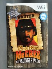 Instruction Manual | Mad Dog McCree: Gunslinger Pack Wii