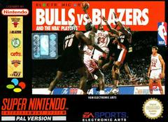 Bulls Vs Blazers and the NBA Playoffs PAL Super Nintendo Prices