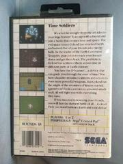 Back Of Case | Time Soldiers Sega Master System