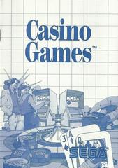 Casino Games - Instructions | Casino Games Sega Master System
