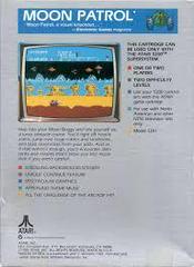 Moon Patrol - Back | Moon Patrol Atari 5200
