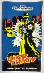 Manual | Dick Tracy Sega Genesis