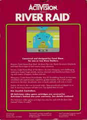 Back Of Box | River Raid Atari 2600