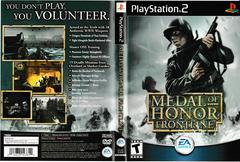 Artwork - Back, Front | Medal of Honor Frontline Playstation 2