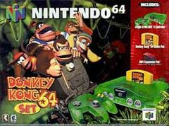 Nintendo 64 N64 Donkey Kong 2-Player Pak Console with 2 Controllers and  Cords 