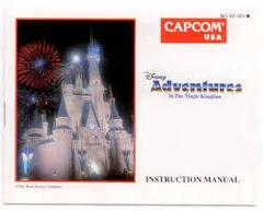 Adventures In The Magic Kingdom - Instructions | Adventures in the Magic Kingdom NES