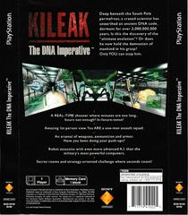 Back Of Box | Kileak the DNA Imperative Playstation