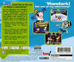 Back Of Case | Dexter's Laboratory Mandark's Lab Playstation