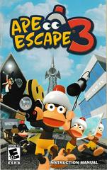 Manual - Front | Ape Escape 3 Playstation 2