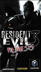 Manual - Front | Resident Evil 3 Nemesis Gamecube