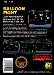 Balloon Fight - Back | Balloon Fight [5 Screw] NES