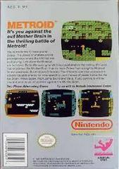 Metroid - Back | Metroid [5 Screw] NES