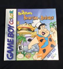 The Flintstones Burgertime In Bedrock - Front | The Flintstones Burgertime in Bedrock GameBoy Color