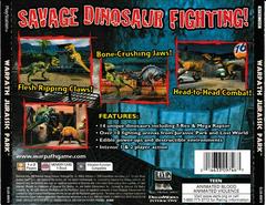 Back Of Case | Warpath Jurassic Park Playstation
