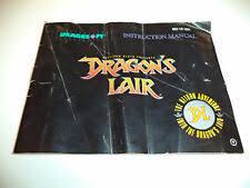 Dragon'S Lair The Legend - Instructions | Dragon's Lair the Legend NES
