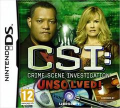 CSI: Crime Scene Investigation Unsolved PAL Nintendo DS Prices