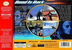 007 World Is Not Enough - Back | 007 World Is Not Enough [Gray Cart] Nintendo 64