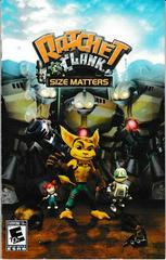 Manual - Front | Ratchet & Clank Size Matters Playstation 2