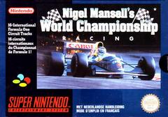 Nigel Mansell's World Championship Racing PAL Super Nintendo Prices