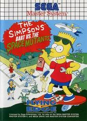 The Simpsons Bart vs the Space Mutants PAL Sega Master System Prices