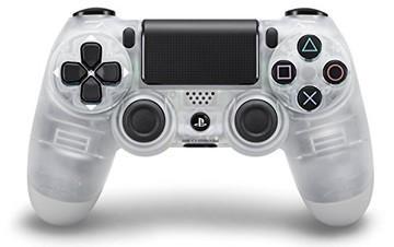 Playstation 4 Dualshock 4 White Crystal Controller Cover Art