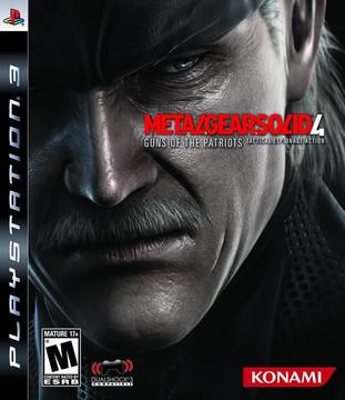 Metal Gear Solid 4 Guns of the Patriots Cover Art