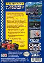 Ferrari Grand Prix Challenge - Back | Ferrari Grand Prix Challenge NES