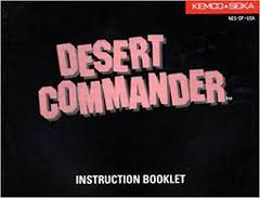 Desert Commander - Instructions | Desert Commander NES