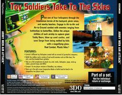 Air Attack Artwork - Back (Part Of A Set) | Army Men Gold Playstation