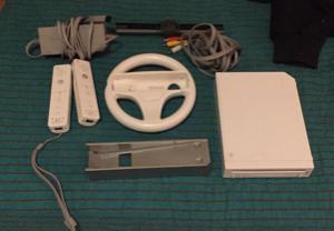White Nintendo Wii System photo