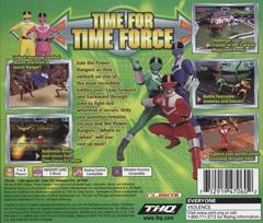Back Of Box | Power Rangers Time Force Playstation
