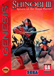 Shinobi III Return of the Ninja Master Cover Art