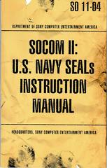 Manual - Front | SOCOM II US Navy Seals [Greatest Hits] Playstation 2