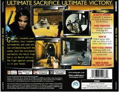 Back Of Case | Medal of Honor Underground Playstation