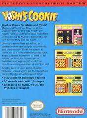 Yoshi'S Cookie - Back | Yoshi's Cookie NES